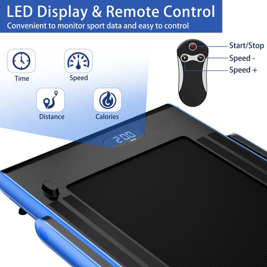 Goplus 2 in 1 Under Desk Treadmill