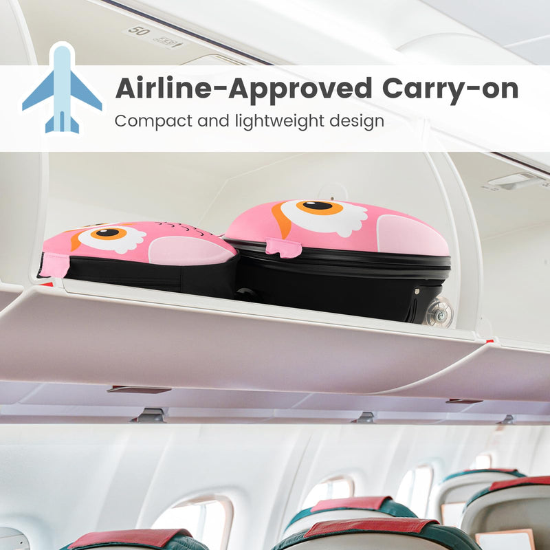 Load image into Gallery viewer, Goplus 2PC Kids Carry On Luggage Set, 16" Rolling Suitcase & 12" Backpack