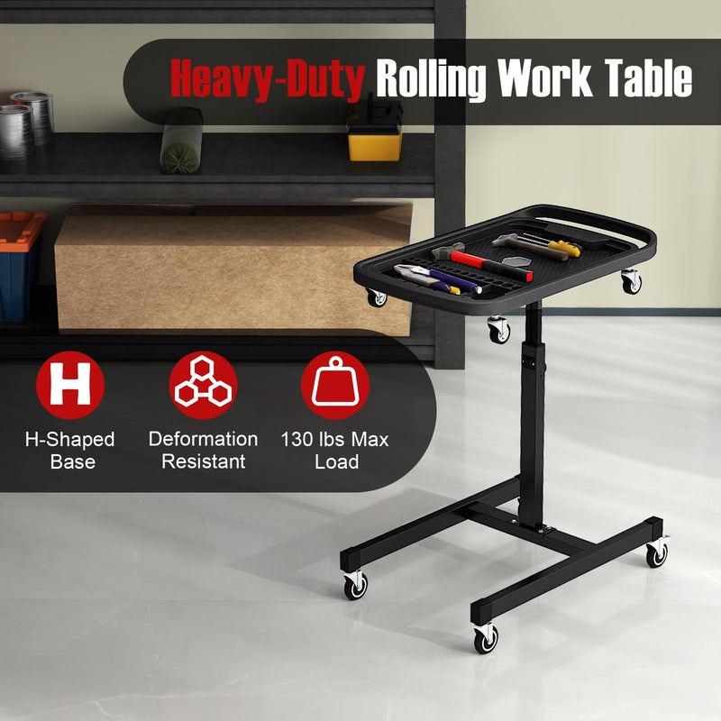 Load image into Gallery viewer, Goplus 31.5”-48.5” Height Adjustable Workbench with Detachable Part Tray