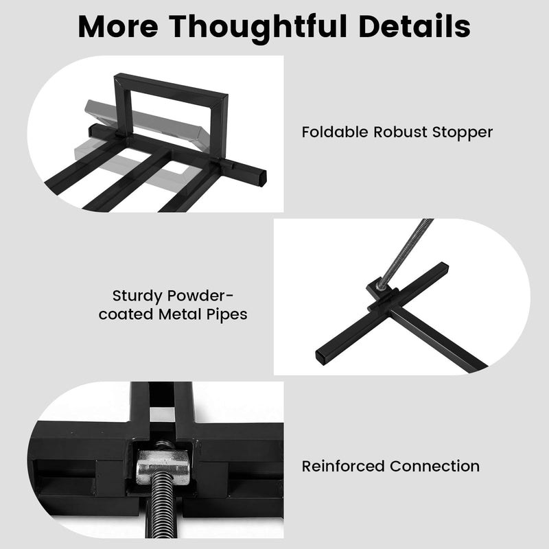 Load image into Gallery viewer, Goplus 880LBS Folding Lawn Mower Lift with Adjustable Height and Manual Handle