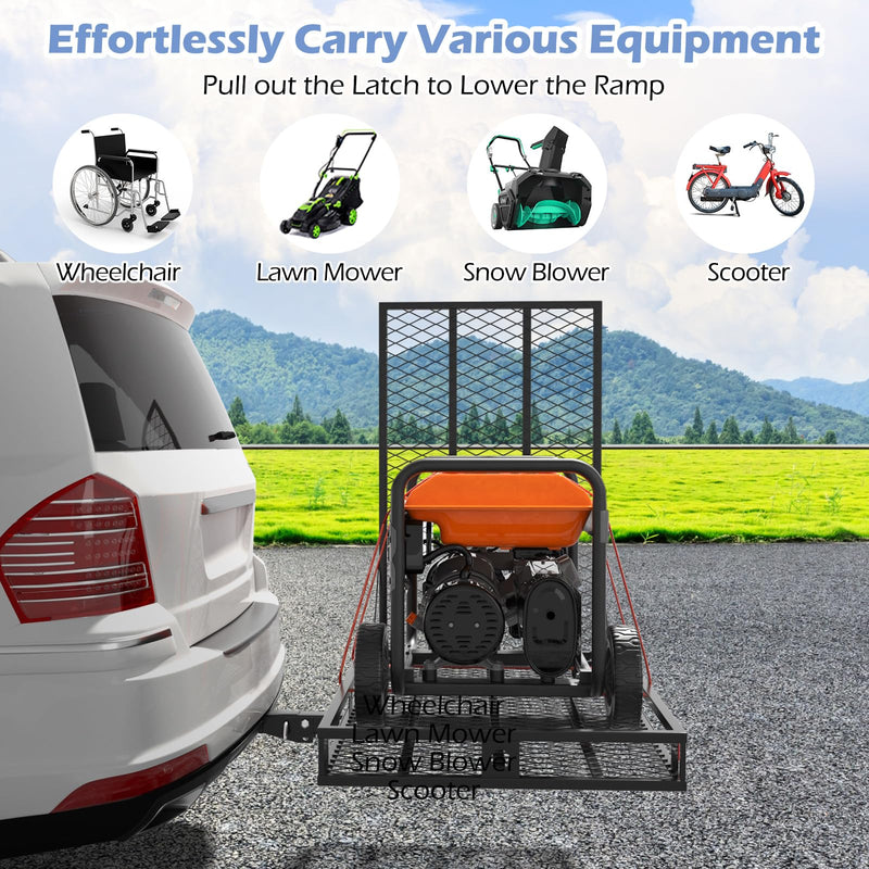 Load image into Gallery viewer, Hitch Mount Wheelchair Carrier, Mobility Scooter Loading Ramp