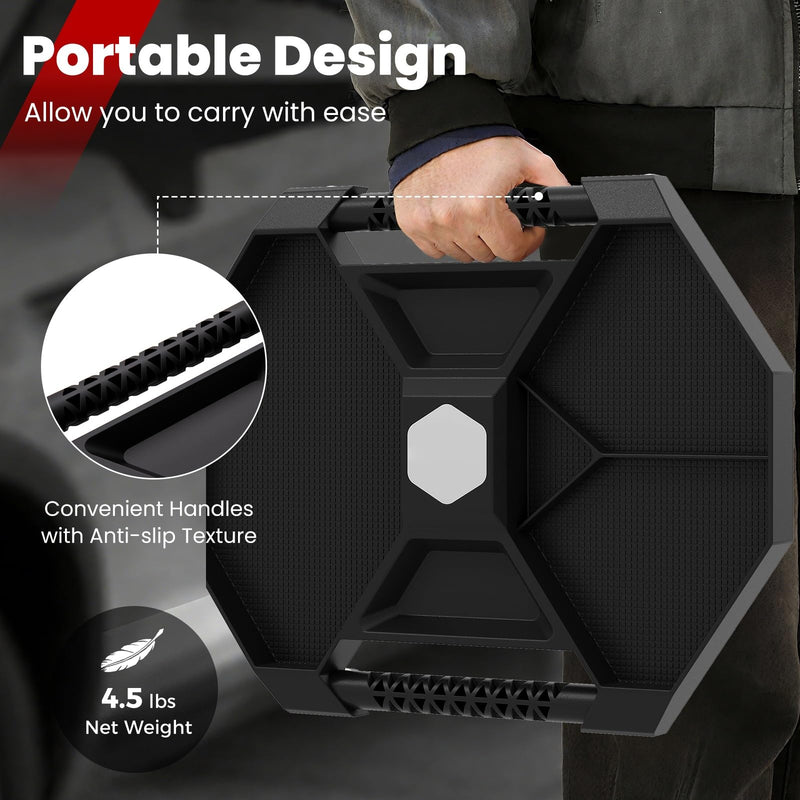 Load image into Gallery viewer, Goplus Moving Caddy Tray with 4 Swivel Casters for Garage Workshop