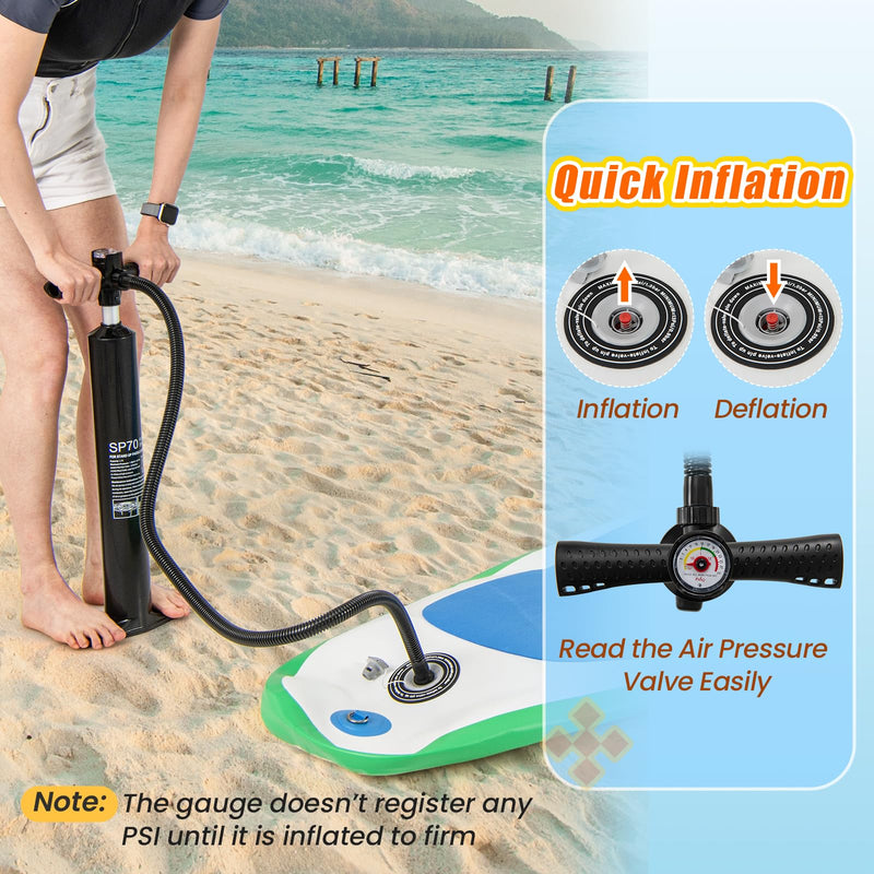 Load image into Gallery viewer, Goplus 11FT Inflatable Stand Up Paddle Board with Waterproof Phone Bag