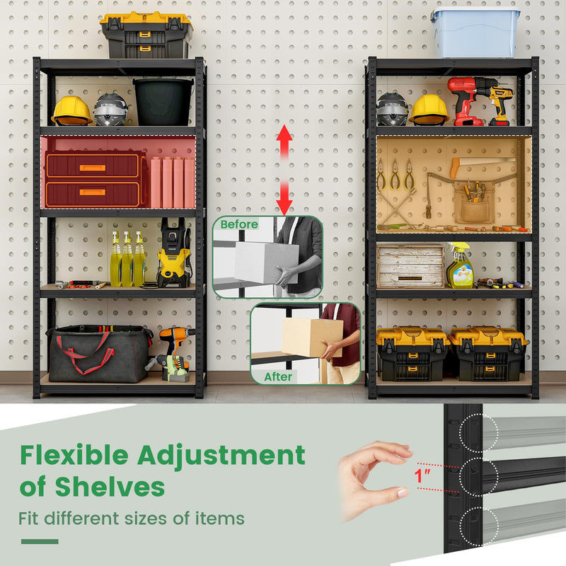 Load image into Gallery viewer, Goplus 5 Tier Adjustable Garage Shelving Unit Multipurpose Organizing Shelf