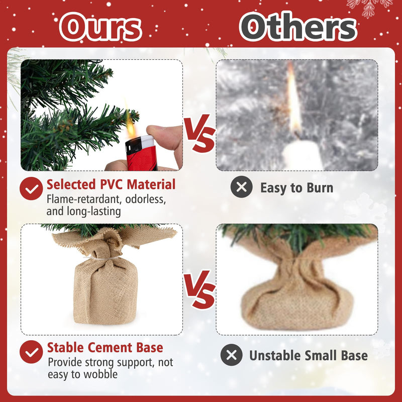 Load image into Gallery viewer, Goplus 3' 4' 5' Pre-Lit Artificial Christmas Tree Set of 3