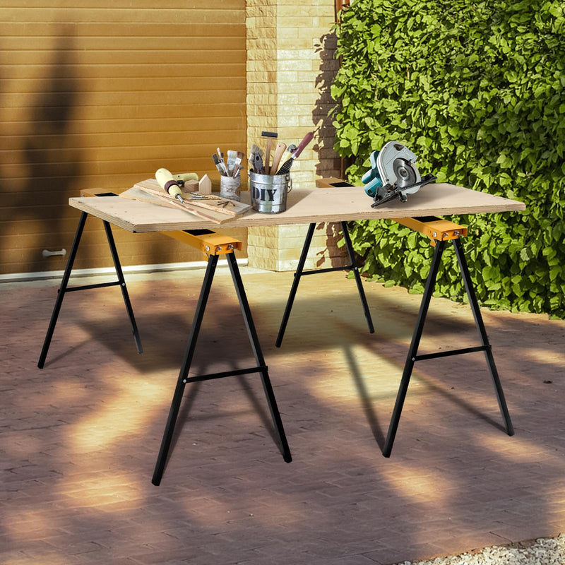 Load image into Gallery viewer, Goplus Folding Portable Work Horse with Fast Open Legs 2 Pack