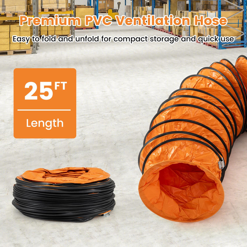 Load image into Gallery viewer, Goplus 14” Industrial Blower Fan w/25 FT Flexible Duct Hose