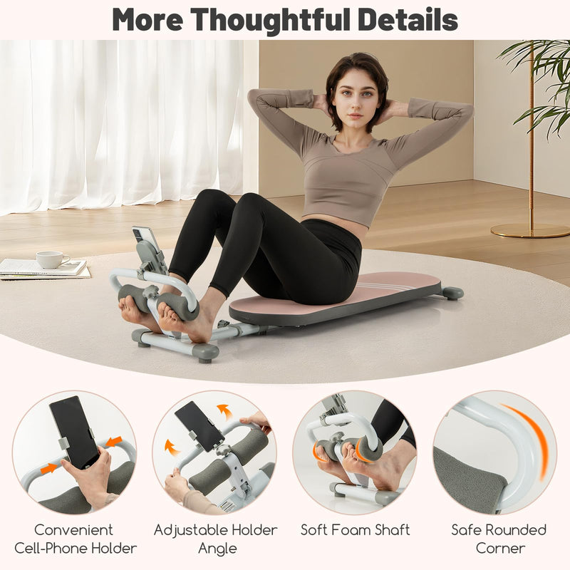 Load image into Gallery viewer, Goplus Multifunctional Sit Up Bench, Workout Bench w/3 Gear Adjustable Angles & Adjustable Length