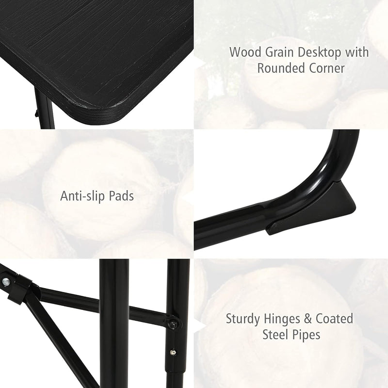 Load image into Gallery viewer, Goplus Foldable Picnic Table with Benches