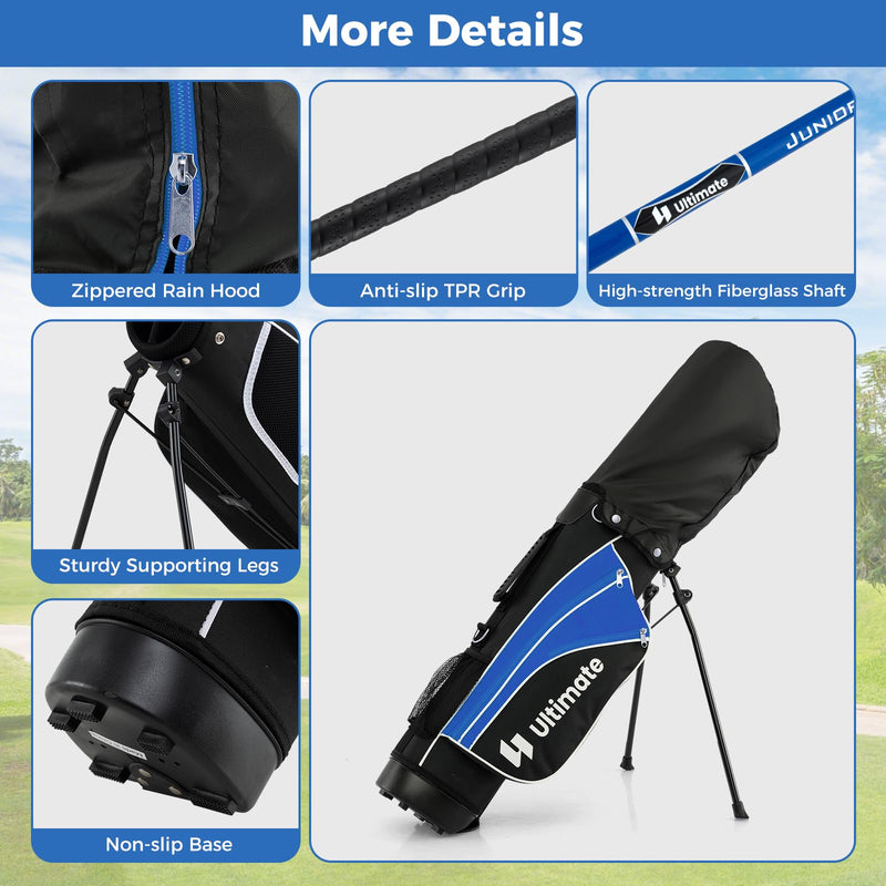 Load image into Gallery viewer, Goplus Junior Complete Golf Clubs Set for Kids, Right Hand Golf Clubs w/Stand Bag, Aged 11-13