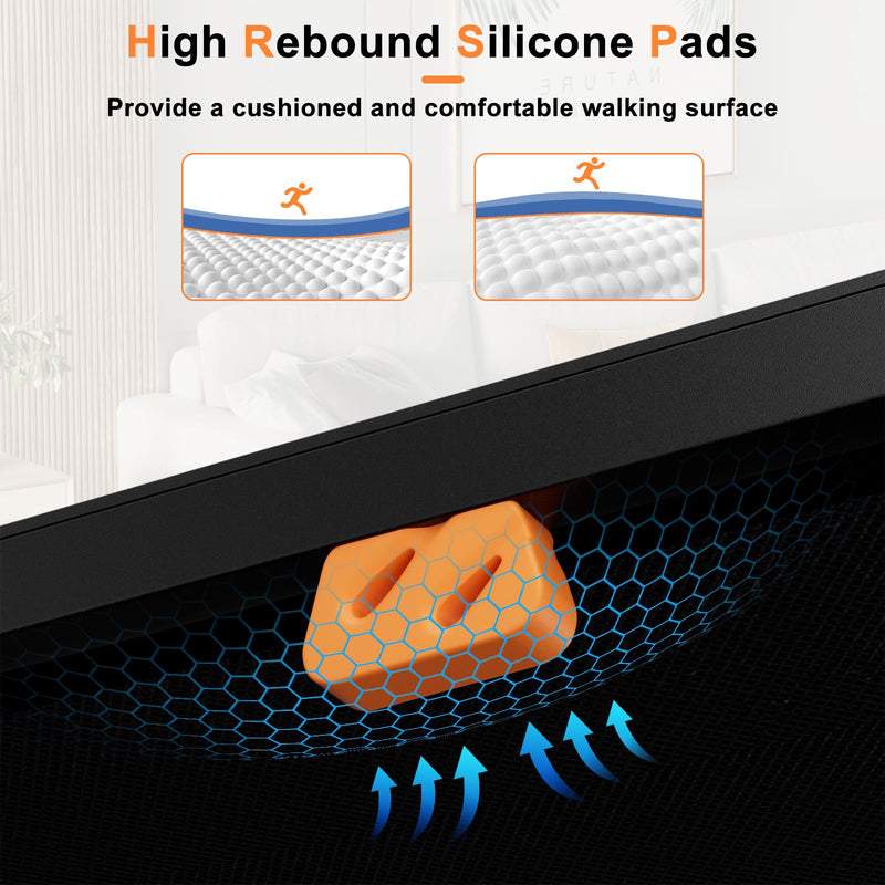 Load image into Gallery viewer, Goplus Walking Pad 340 LBS Capacity Under Desk Treadmill with Remote Control LED Display