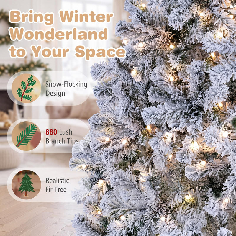 Load image into Gallery viewer, Goplus Smart RGB Pencil Christmas Tree with Remote & APP (6 FT)