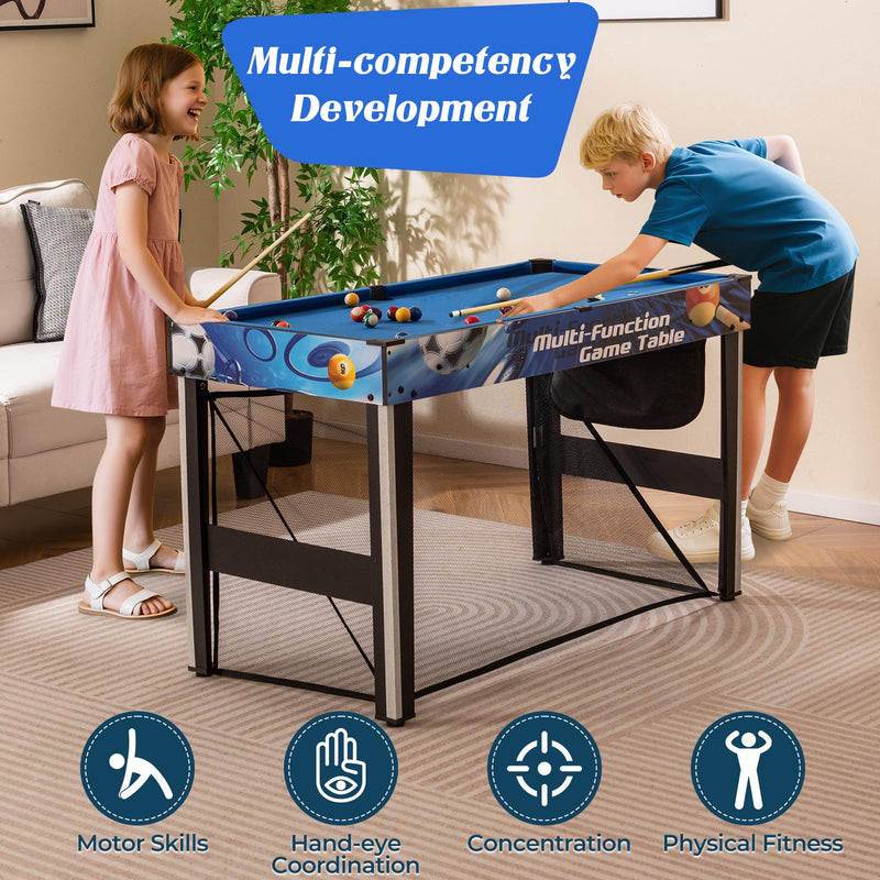 Load image into Gallery viewer, Goplus 10-in-1 Multi Game Table | 48" Combo Game Table for Game Room Party Family Night