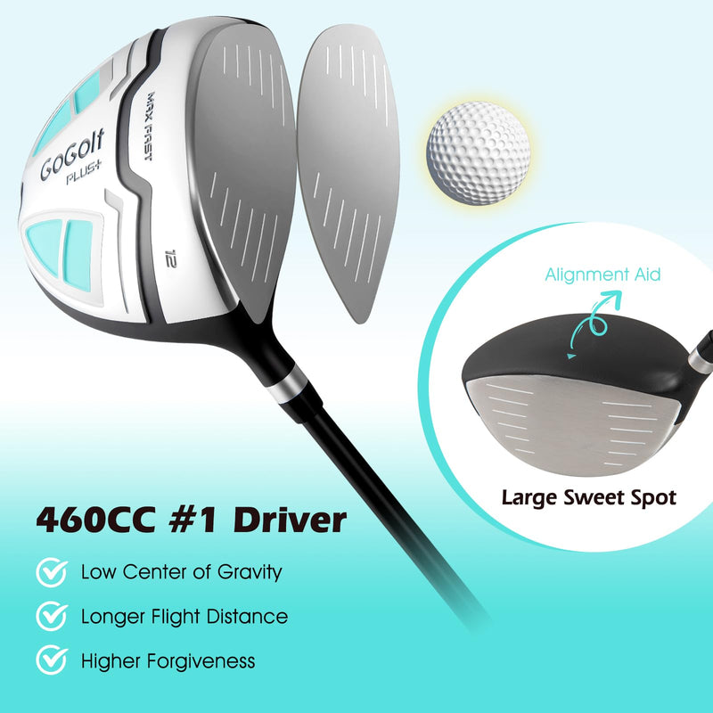 Load image into Gallery viewer, Goplus Complete Golf Club Set for Women | 12 Pieces Right Hand Ladies' Golf Clubs