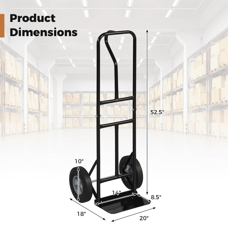 Load image into Gallery viewer, Goplus Metal Hand Truck Heavy-Duty 600 LBS Moving Dolly Cart
