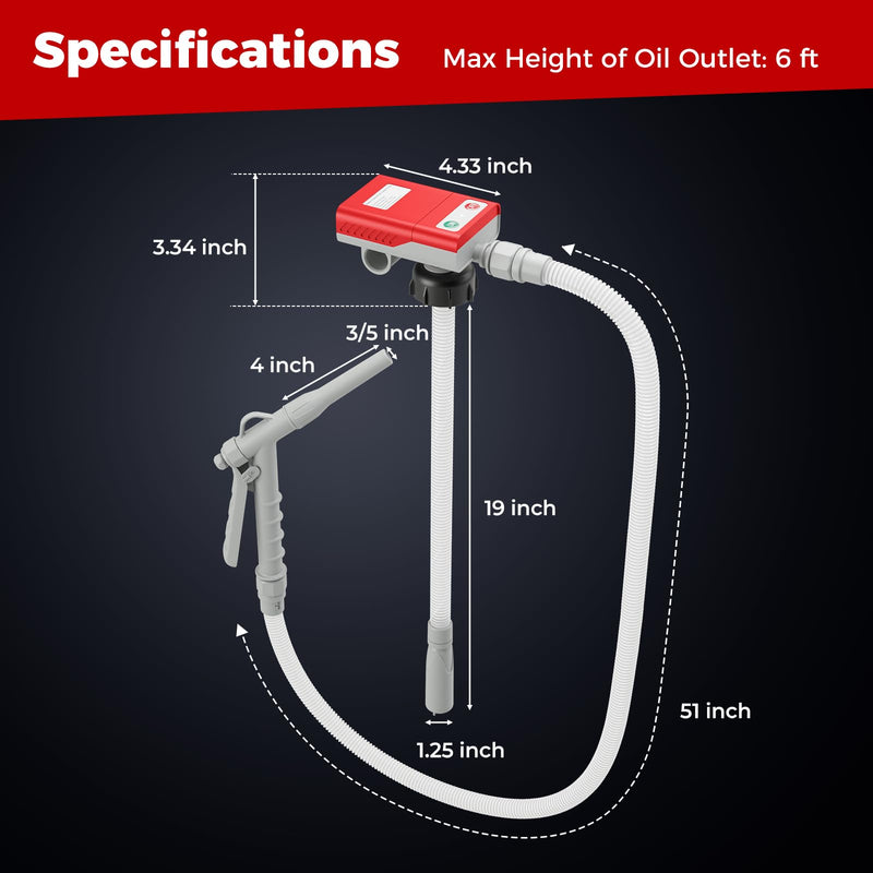 Load image into Gallery viewer, Goplus Power Battery Fuel Pump with Adjustable Flow Nozzle