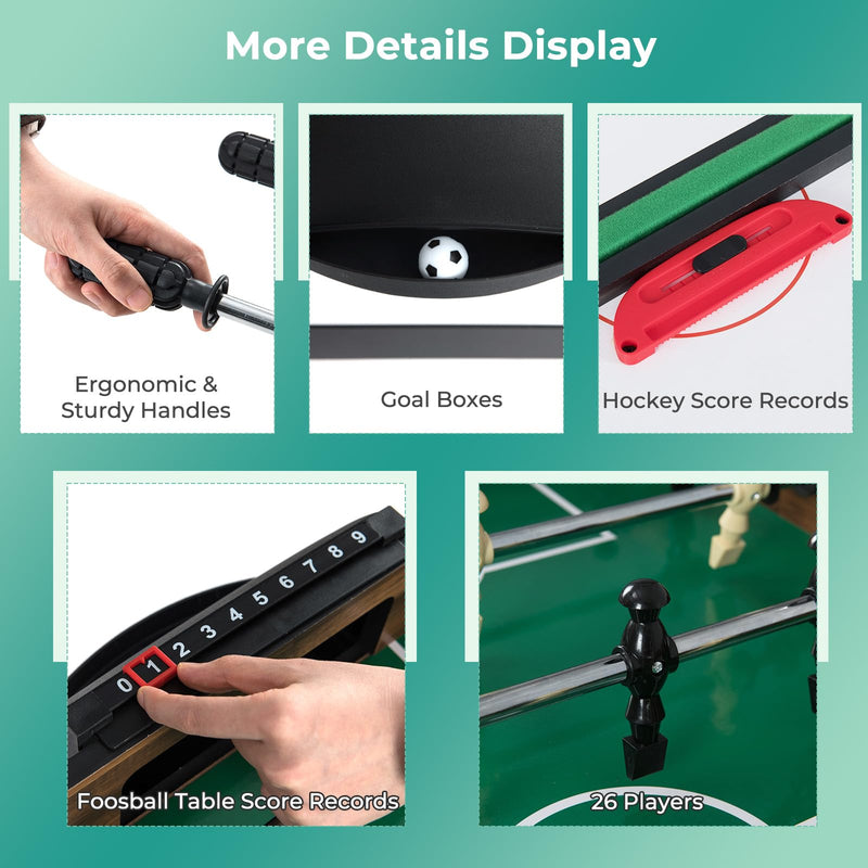 Load image into Gallery viewer, Goplus 10-in-1 Combination Multi Game Table Set for Game Night