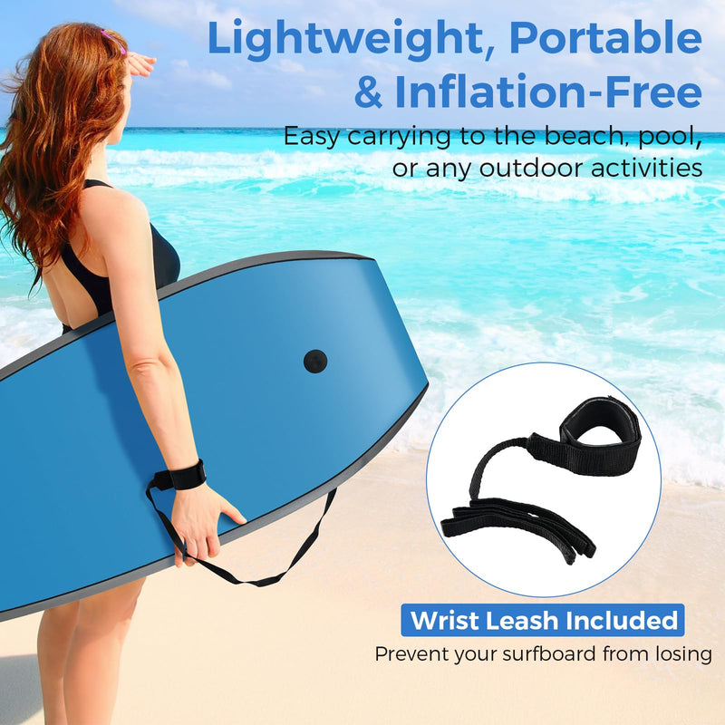 Load image into Gallery viewer, Goplus Boogie Boards for Beach, 33"/37"/41" Lightweight Body Board, Bodyboard for Kids Adults Surfing