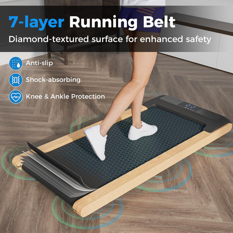 Load image into Gallery viewer, Goplus Walking Pad, Under Desk Treadmill for Home Office, Portable Walking Pad Treadmill with Remote Control