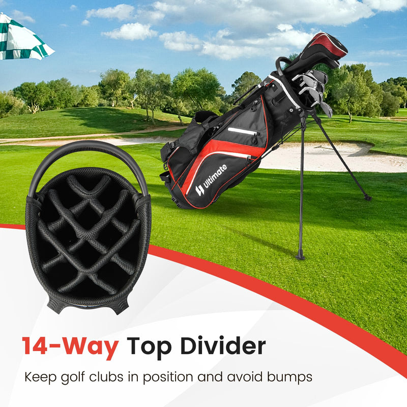 Load image into Gallery viewer, Goplus 14 Way Top Dividers Golf Stand Bag