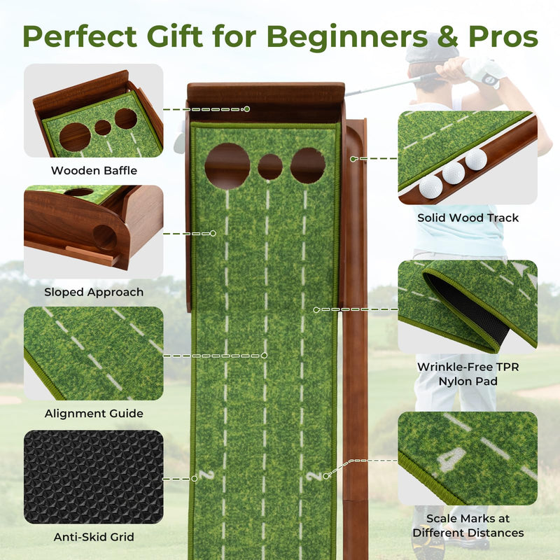 Load image into Gallery viewer, Goplus Golf Putting Mat