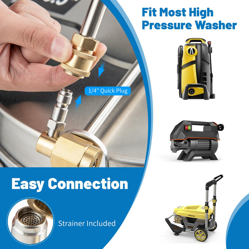 Load image into Gallery viewer, Goplus 16.5” Pressure Washer Surface Cleaner, Undercarriage Pressure Washer Attachment