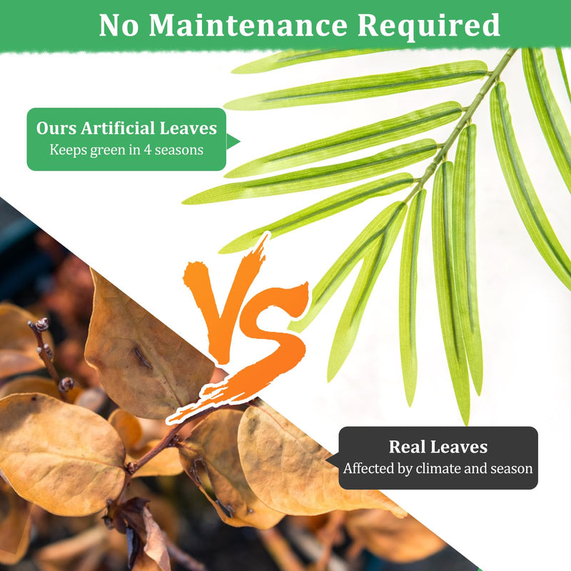 Load image into Gallery viewer, Goplus 4.2FT Tall Artificial Palm Tree with 12 PEVA Leaves (2 Pack)