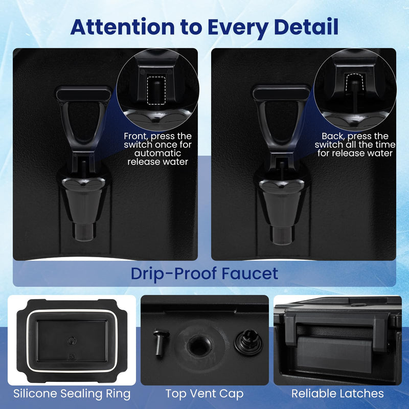 Load image into Gallery viewer, Goplus 13.2 Gal Insulated Beverage Dispenser