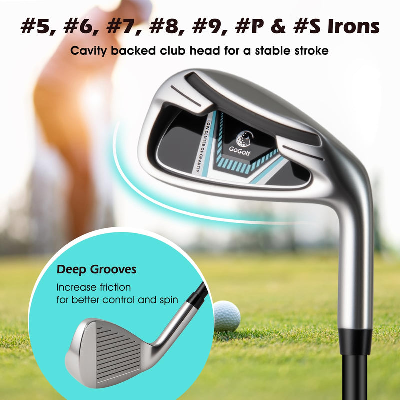 Load image into Gallery viewer, Goplus Complete Golf Club Set for Women | 12 Pieces Right Hand Ladies' Golf Clubs