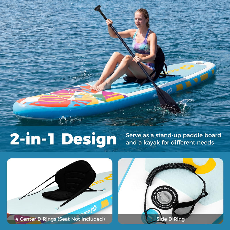 Load image into Gallery viewer, Goplus 11FT Inflatable Stand Up Paddle Board with Accessory Pack