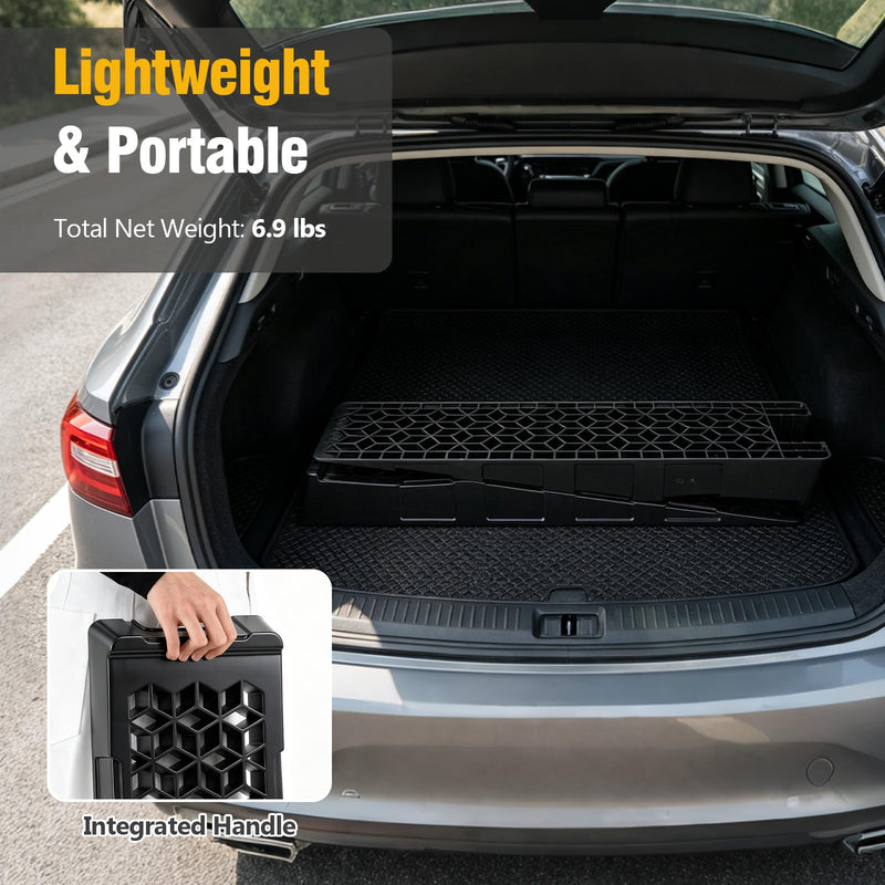 Load image into Gallery viewer, Goplus 2-Pack 2.5"/6.4" Lift Low Profile Car Ramps | 22000 Lbs GVW Capacit