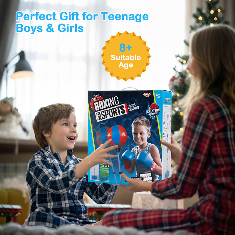 Load image into Gallery viewer, Goplus Punching Bag for Kids Adjustable Boxing Toy Set with Reflex Bag