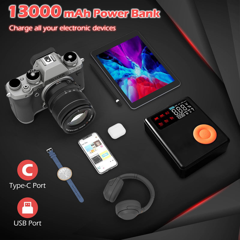 Load image into Gallery viewer, Goplus Car Jump Starter with Air Compressor