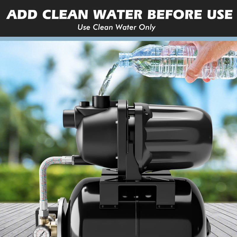 Load image into Gallery viewer, Goplus 1.6HP Shallow Well Pump with Pressure Tank