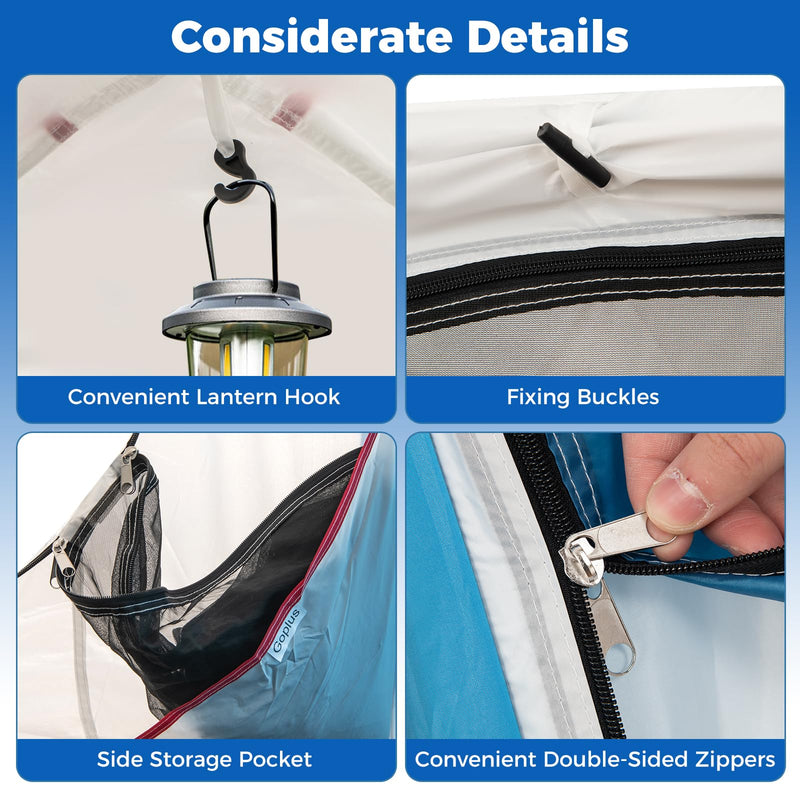 Load image into Gallery viewer, Goplus Camping Tent for 3-5 People, Portable Cabin Shelter w/Large Double-Layer Mesh Front Door