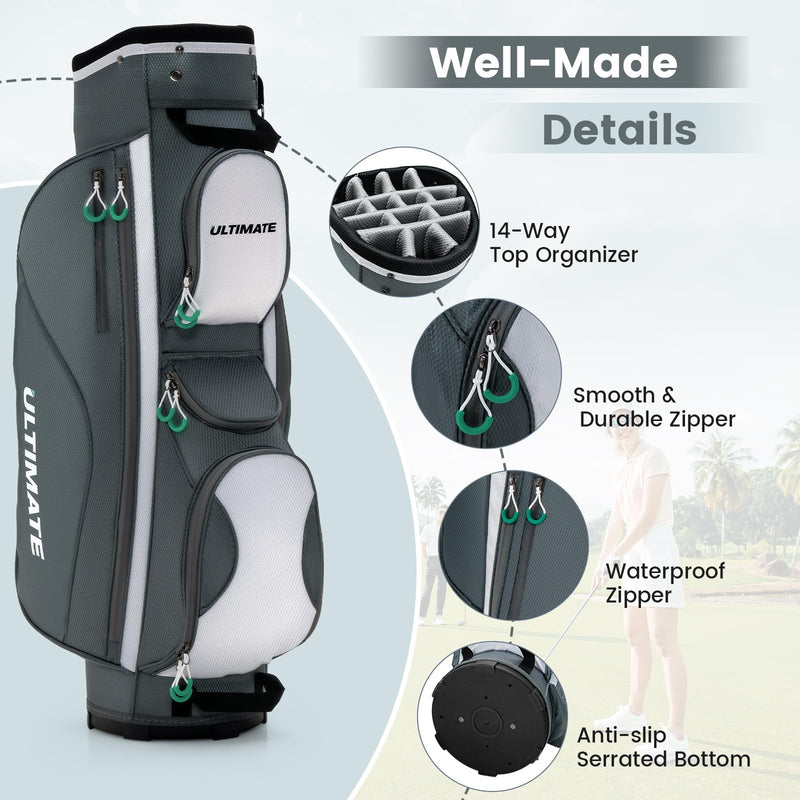 Load image into Gallery viewer, Goplus Golf Cart Bag with 14 Top Dividers
