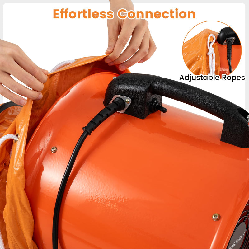 Load image into Gallery viewer, Goplus 14” Industrial Blower Fan w/25 FT Flexible Duct Hose