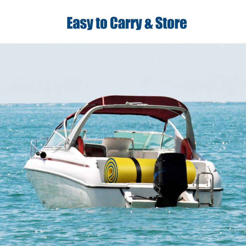 Load image into Gallery viewer, Goplus 83'' x 26'' Floating Water Pad Mat with Rolling Pillow Design