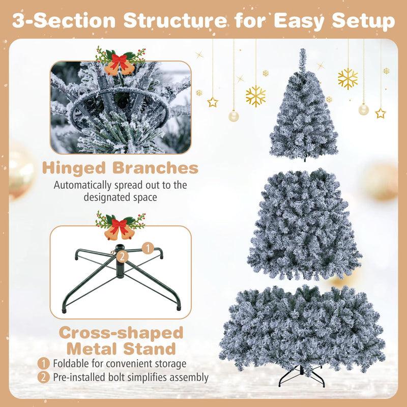Load image into Gallery viewer, Goplus Smart RGB Pencil Christmas Tree with Remote & APP (6 FT)