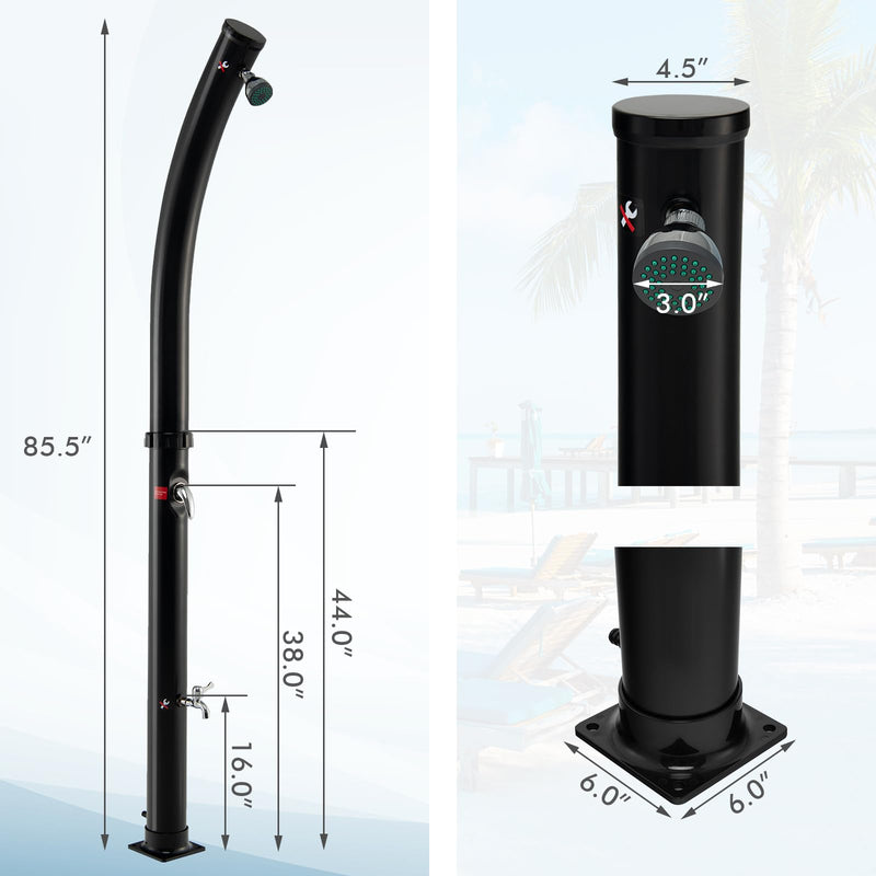 Load image into Gallery viewer, Goplus 5.3 Gallon Solar Heated Outdoor Shower
