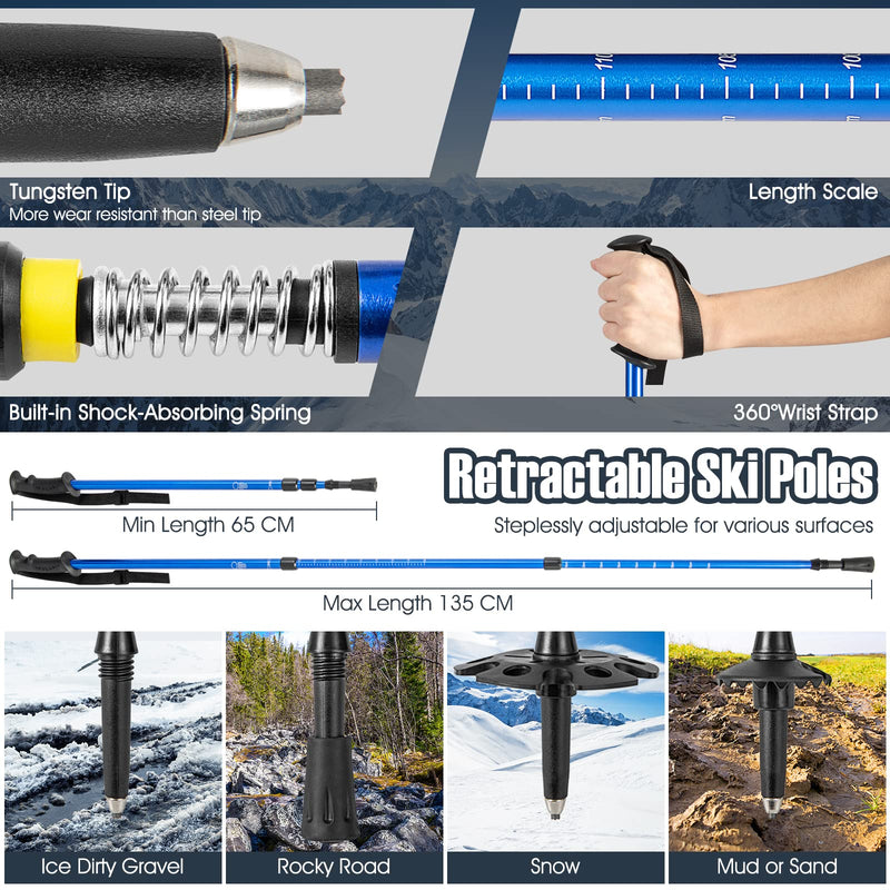 Load image into Gallery viewer, Goplus Snow Shoes for Men Women Youth Kids, Snow Mud Baskets Included, 21/ 25/ 30 Inches