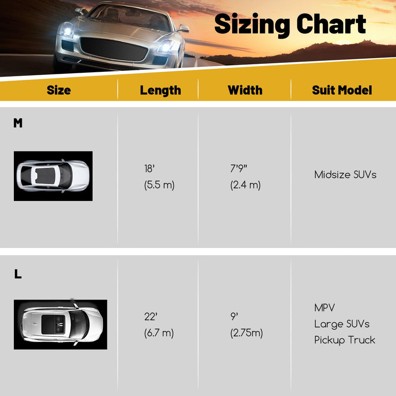 Load image into Gallery viewer, Goplus Garage Floor Mat, 22’ x 9’ Garage Mat for Under Car, Waterproof Protection from Snow Rain Mud