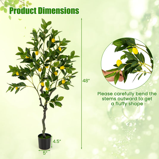 Goplus Artificial Lemon Tree
