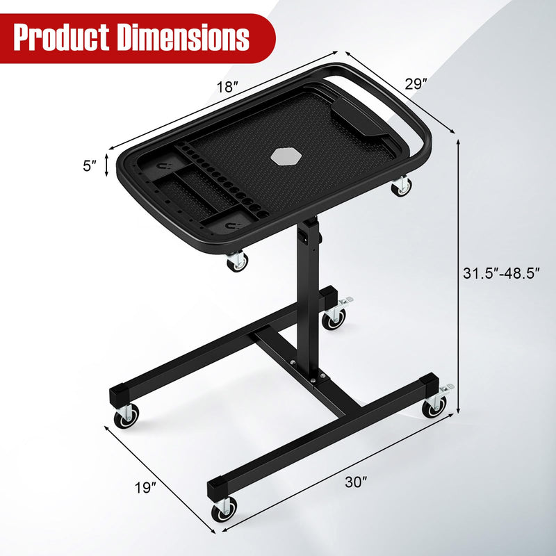 Load image into Gallery viewer, Goplus 31.5”-48.5” Height Adjustable Workbench with Detachable Part Tray