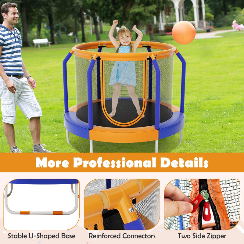 Load image into Gallery viewer, Goplus Kids Trampoline, 48" ASTM Approved Recreational Trampoline with Safety Space Design
