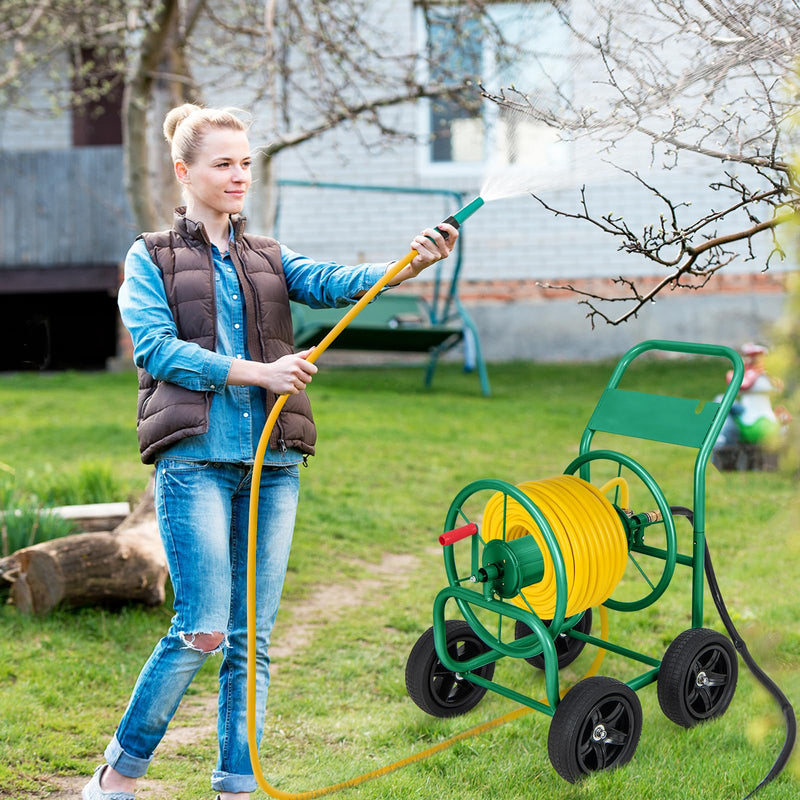 Load image into Gallery viewer, Goplus Garden Hose Reel Cart
