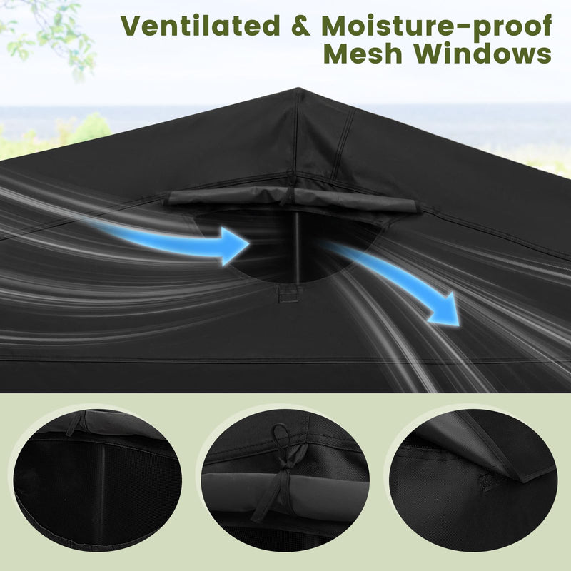 Load image into Gallery viewer, Goplus Motorcycle Shed, Waterproof Motorcycle Garage with 600D Oxford Fabric