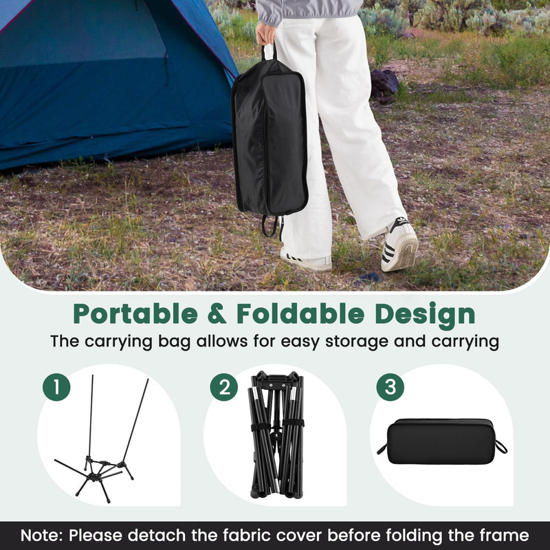 Load image into Gallery viewer, Goplus Portable High Back Camping Chairs for Adults Outside Hiking Beach