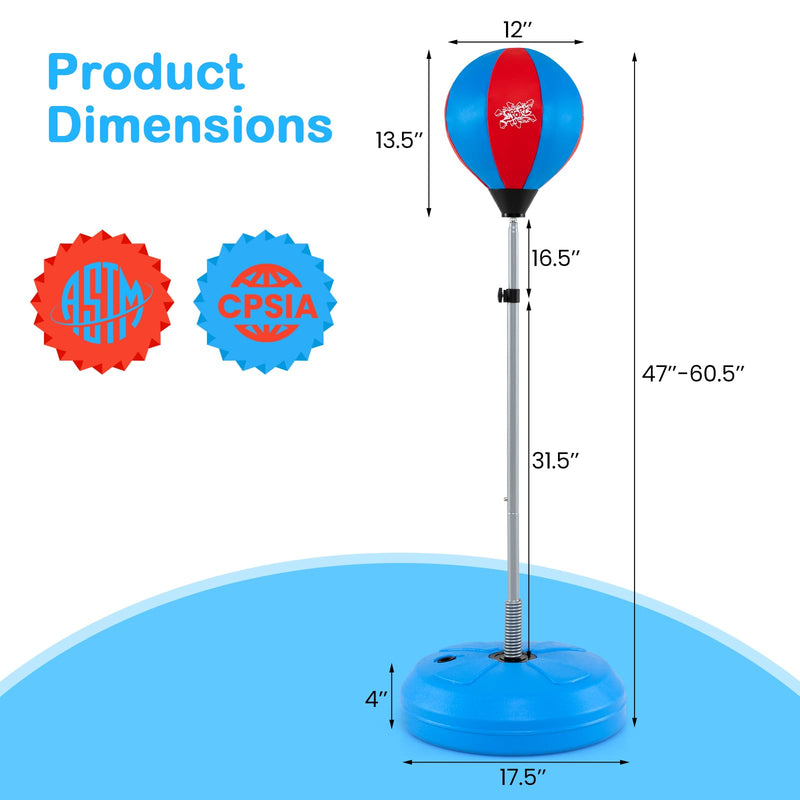 Load image into Gallery viewer, Goplus Punching Bag for Kids Adjustable Boxing Toy Set with Reflex Bag