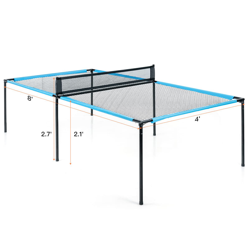 Load image into Gallery viewer, Goplus Portable 2-in-1 Ping Pong Table Game Set W/ 2 Paddles 2 Volleyballs